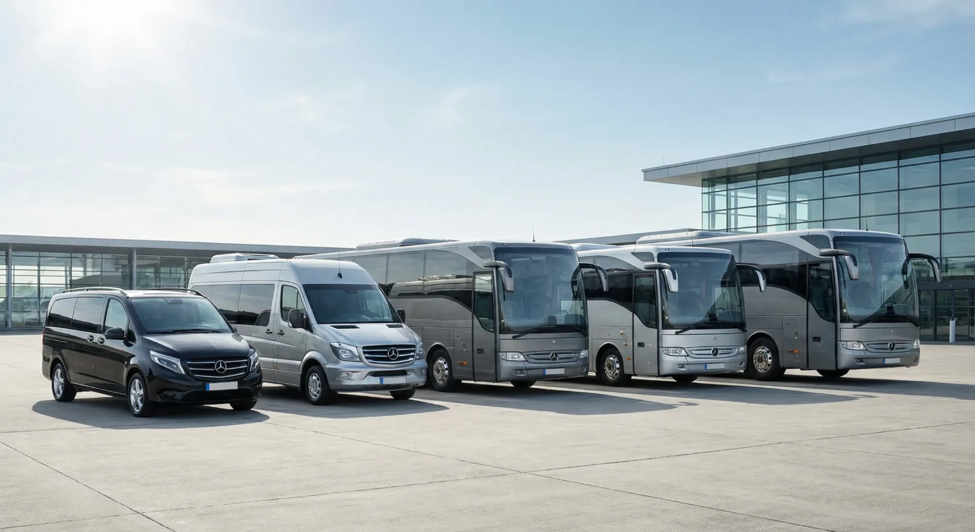 Executive fleet of modern minibuses and coaches including 8 to 55 seater vehicles at Peak Travels, providing premium minibus hire with driver and coach hire services across Slough, Berkshire, West London and the surrounding areas.<br />
